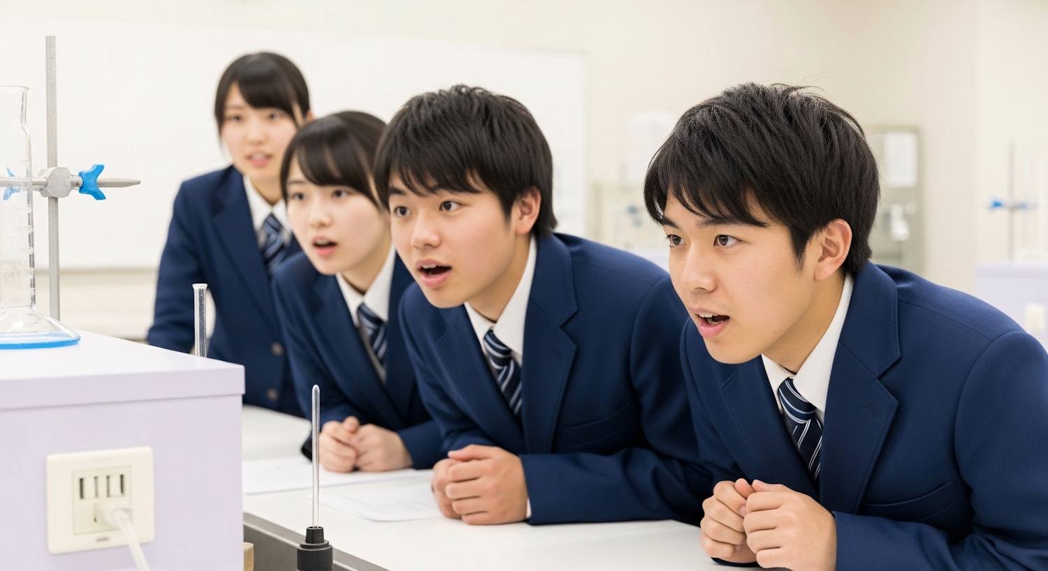 A student thoughtfully weighs options, embodying critical thinking in action.