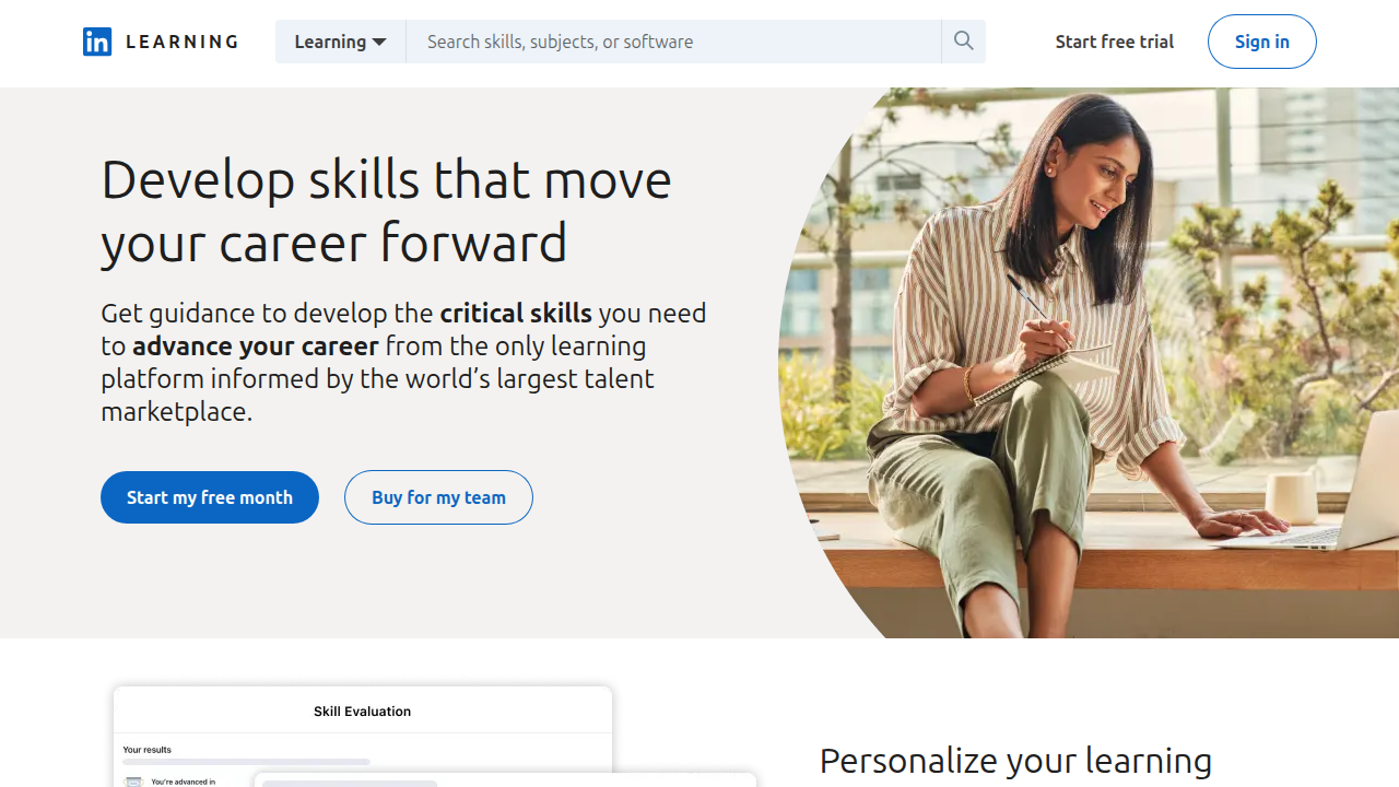 Explore expert-led courses on LinkedIn Learning, accessible with a free LinkedIn Premium student account.
