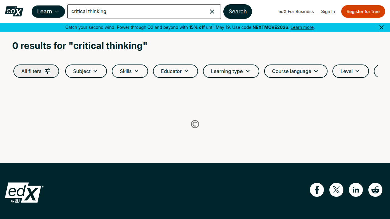 Access prestigious critical thinking courses from world-renowned universities like Harvard and MIT on edX.