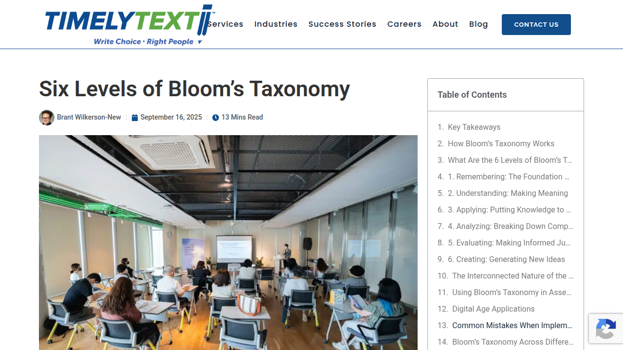 A visual explanation of Bloom's Taxonomy levels, guiding educators in structuring learning objectives from recall to creation.