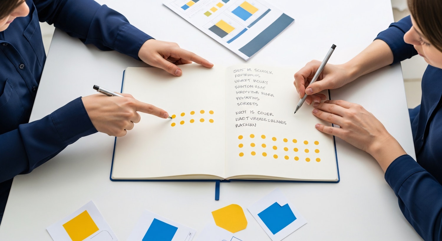 A group of students actively collaborating on a project, emphasizing the hands-on and peer review components of effective certificate programs.