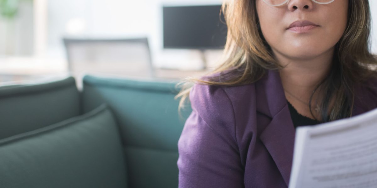A professional demonstrating confidence and clarity while making an important decision, reflecting the practical outcomes of critical thinking training.