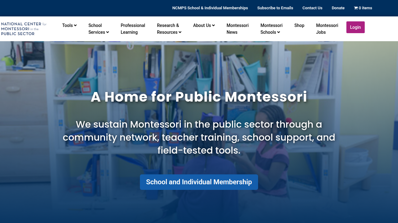 Information and courses for Montessori teacher training and leadership development.