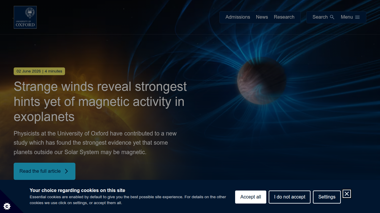 Explore the official homepage of Oxford University to discover their range of online learning opportunities and academic offerings.