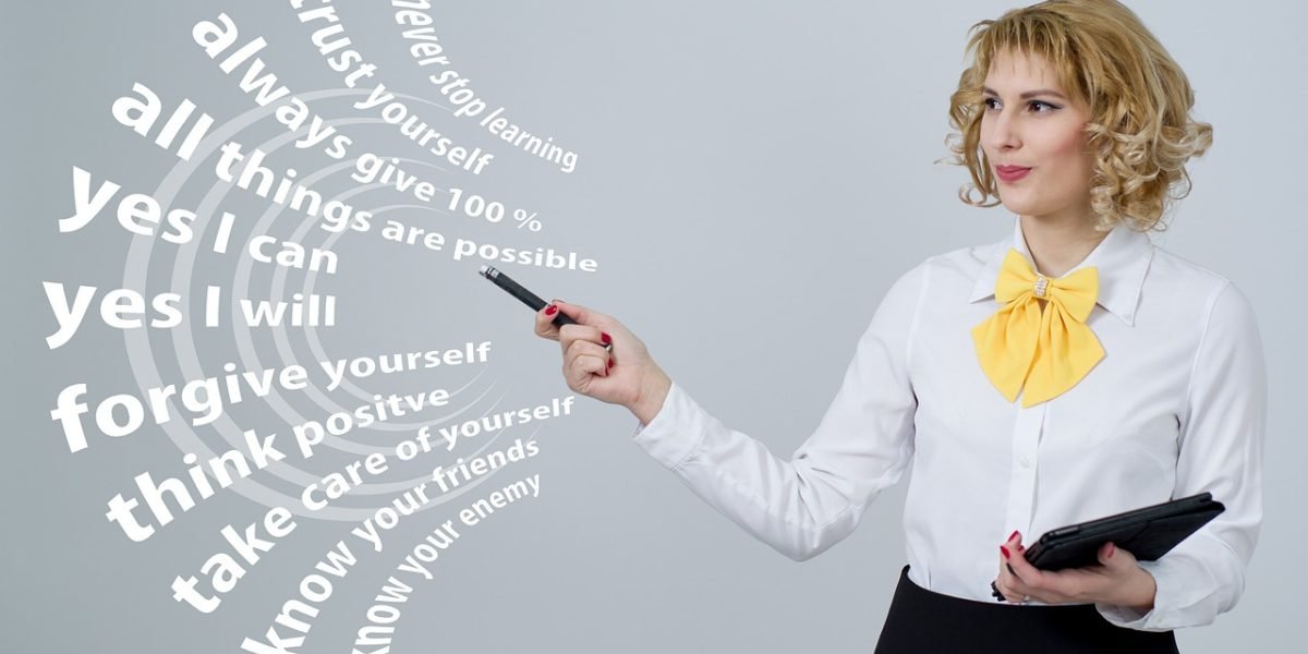 A professional confidently presents data insights to a team, demonstrating strong communication skills.