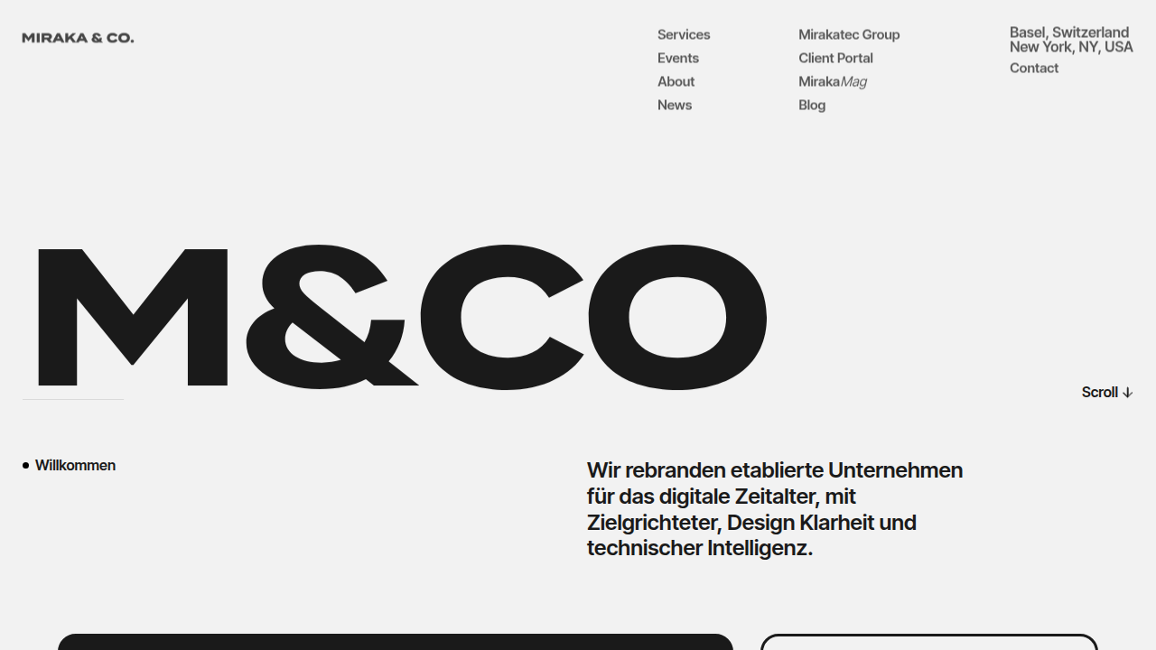 Screenshot of Miraka Magazine's homepage, a source discussing the erosion of inner authority and truth perception.