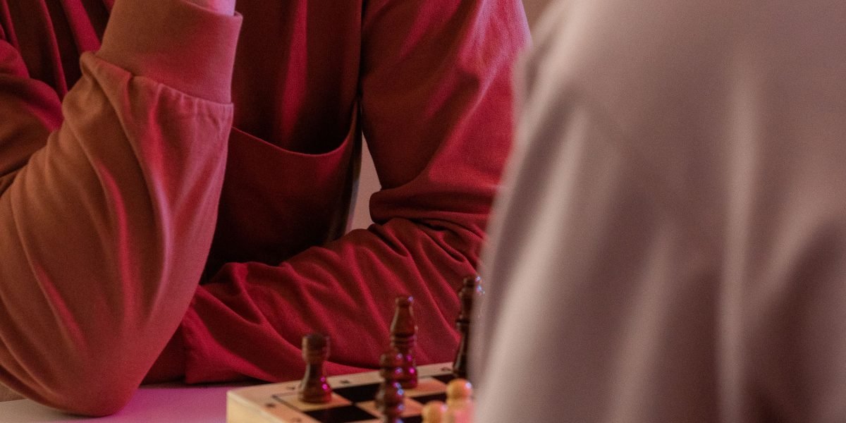 A person making a strategic decision, representing human agency in the age of AI.