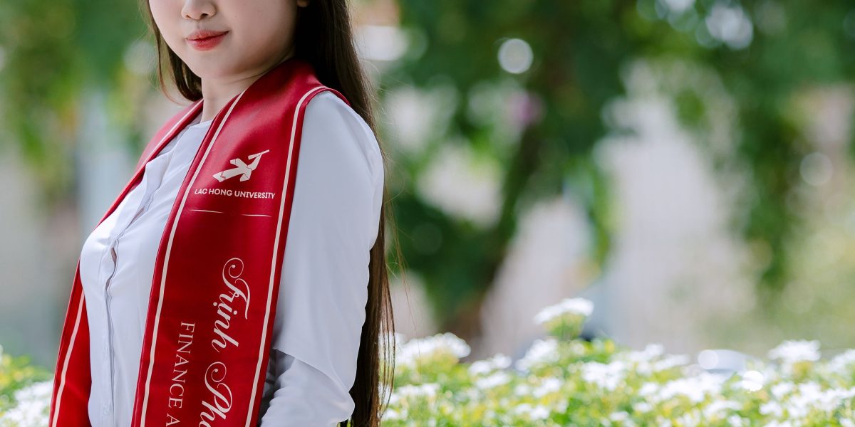 An individual confidently pursuing career and academic growth through flexible online education.