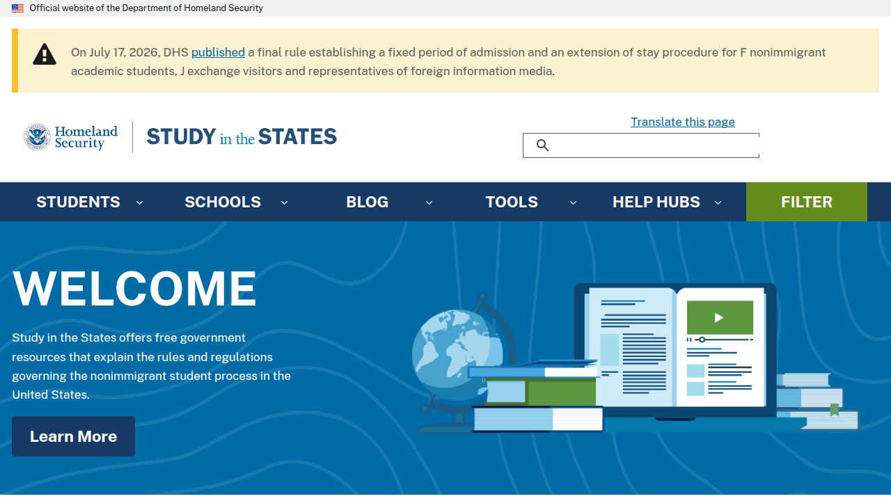 The official government resource explaining the fundamental principles and importance of school accreditation.